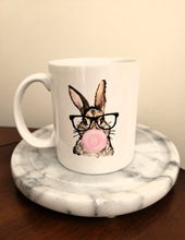 Load image into Gallery viewer, Bubblegum Bunny White Mug
