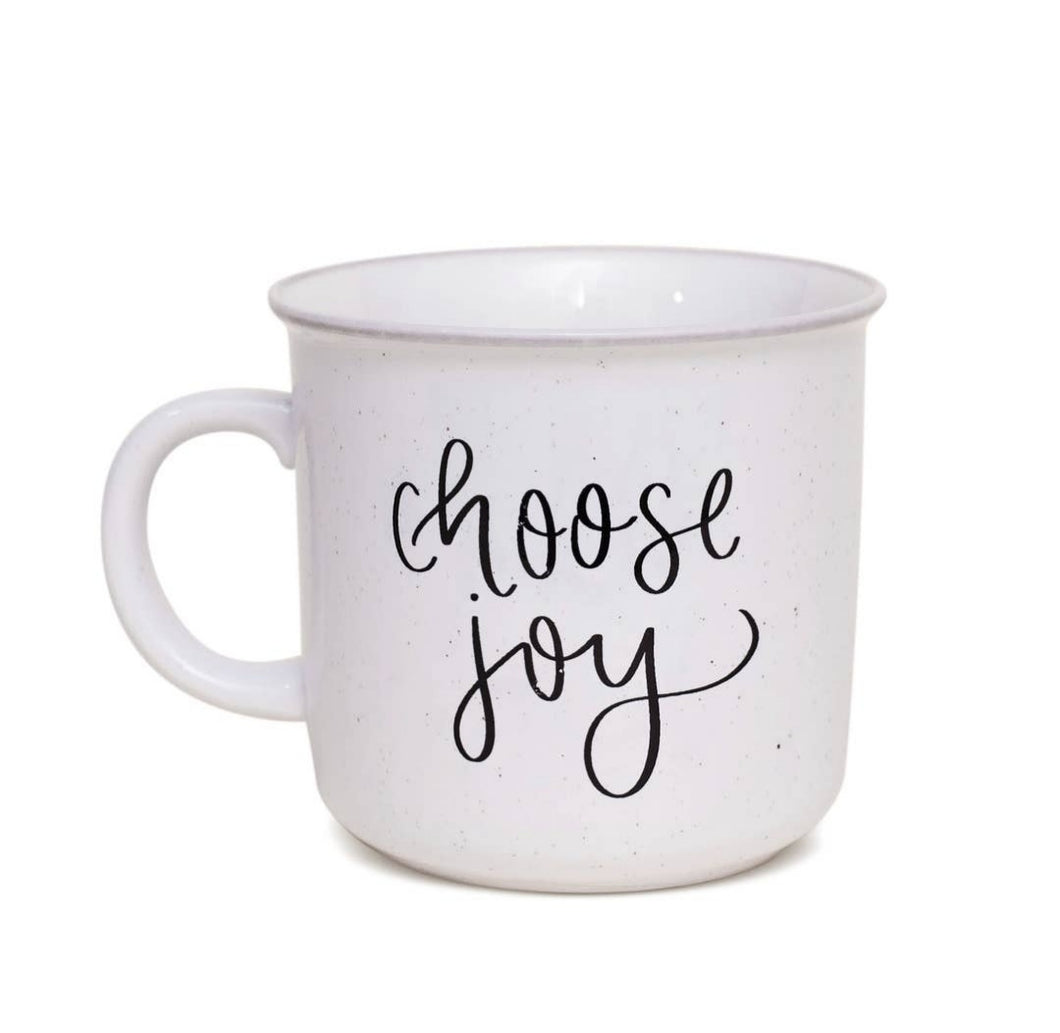 Choose Joy Rustic Campfire Coffee Mug